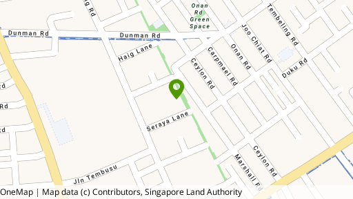Map showing the location of Seraya Ville