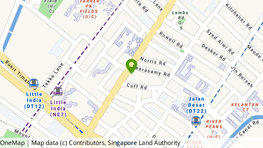 Map showing the location of 28 Roberts Lane