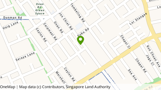 Map showing the location of Sycamore Tree