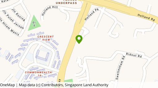 Map showing the location of Holland Tower