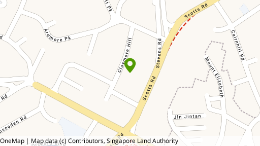 Map showing the location of 8 on Claymore Serviced Residences