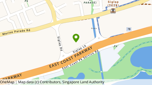 Map showing the location of Seaside Residences