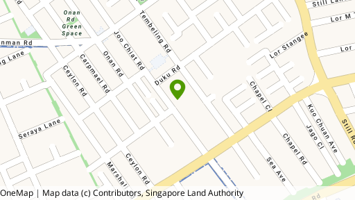 Map showing the location of 393/A/B| 395/A/B & 397/A/B Joo Chiat Road