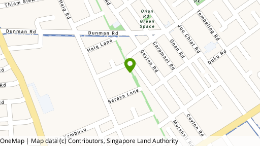 Map showing the location of 14 Haig Avenue