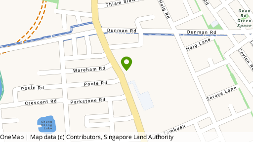 Map showing the location of Suites @ Katong