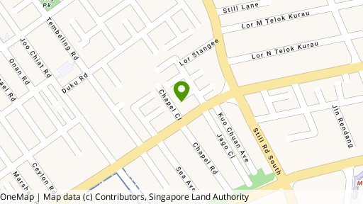 Map showing the location of Stangee Place