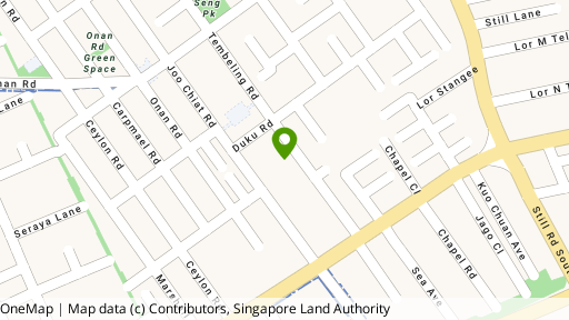 Map showing the location of Tembeling Mansions