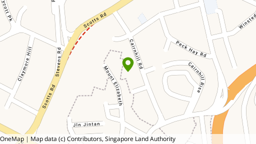 Map showing the location of The Ritz-Carlton Residences Singapore, Cairnhill