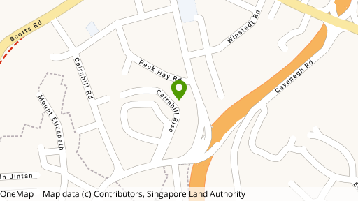 Map showing the location of Casa Cairnhill