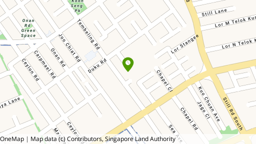 Map showing the location of 233E Tembeling Road