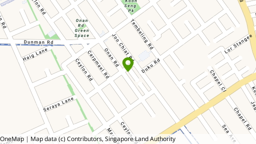 Map showing the location of 313C Onan Road