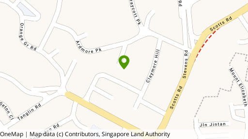Map showing the location of The Tate Residences