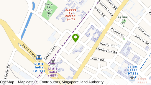 Map showing the location of 33A Chander Road
