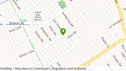Map showing the location of 354 Joo Chiat Road