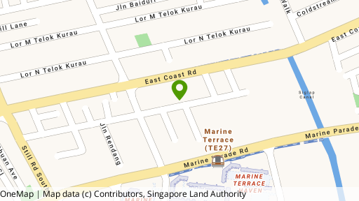 Map showing the location of Saint Patrick's Green