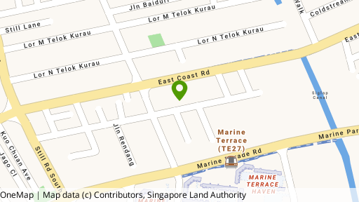 Map showing the location of St. Patrick's Loft