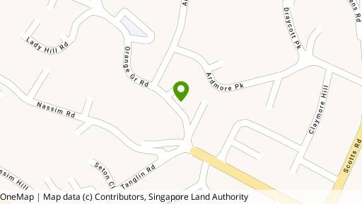 Map showing the location of Orange Court (Terminated)