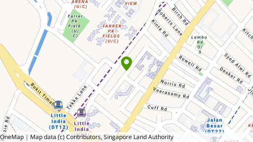 Map showing the location of 53 Chander Road