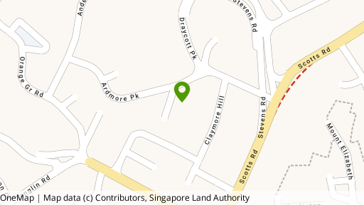 Map showing the location of 7 Draycott Drive