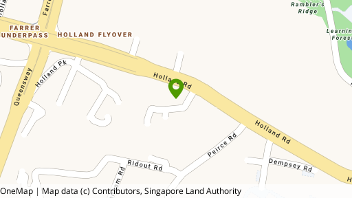 Map showing the location of Aura Park