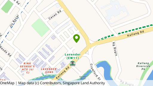 Map showing the location of Citylights