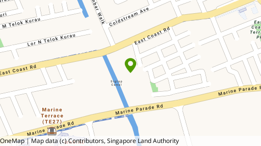 Map showing the location of Ocean Park
