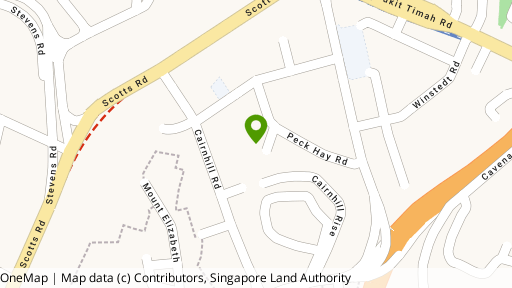 Map showing the location of Venus Mansions
