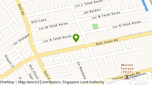 Map showing the location of Infini at East Coast