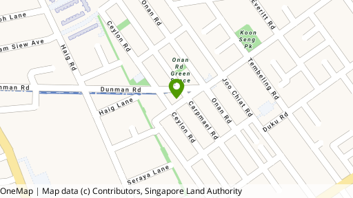 Map showing the location of Ceylon Court