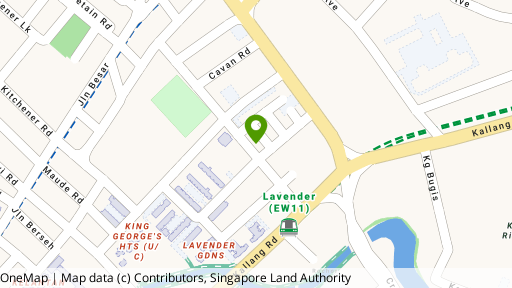 Map showing the location of 42 Horne Road