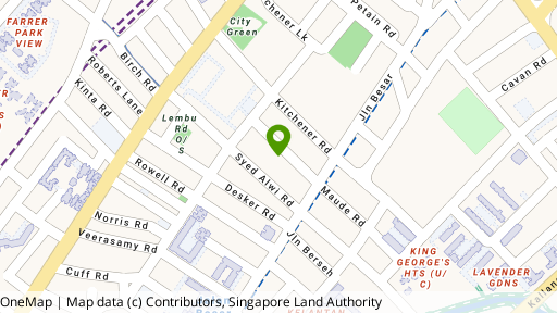 Map showing the location of Sam Leong Mansion