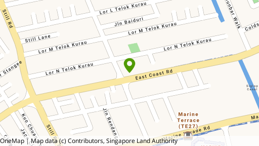 Map showing the location of Heritage East