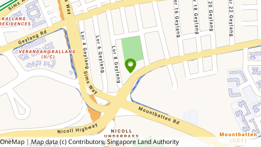 Map showing the location of 27 Guillemard Road
