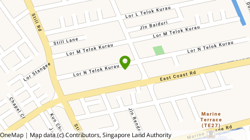 Map showing the location of Palmera Residence