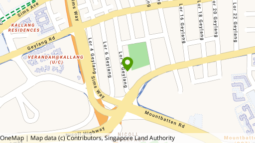 Map showing the location of 69 Lorong 8 Geylang