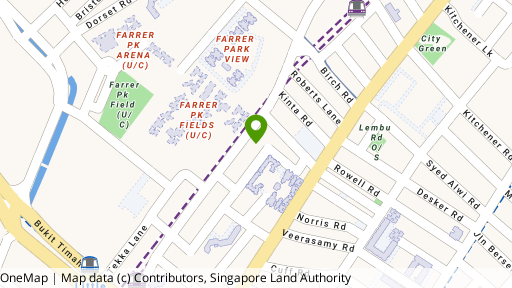 Map showing the location of The Bliss