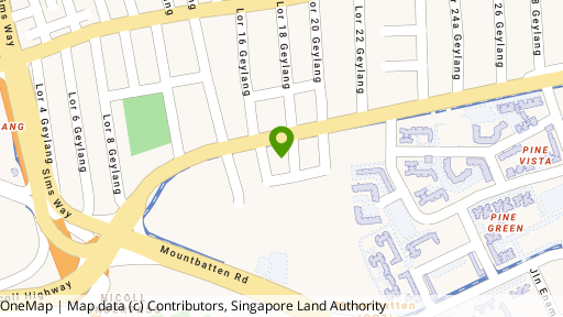 Map showing the location of Arena Residences