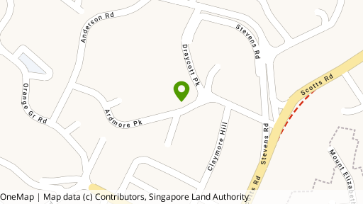 Map showing the location of 38 Draycott Drive