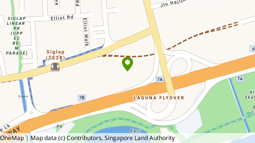 Map showing the location of Lagoon View