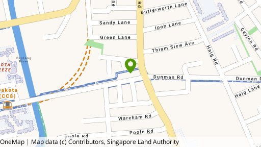 Map showing the location of Casero @ Dunman