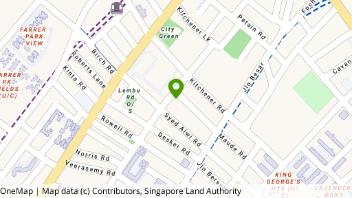 Map showing the location of Verdun House