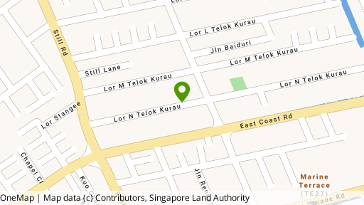 Map showing the location of TK One