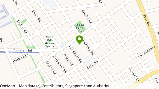 Map showing the location of Sandalwood