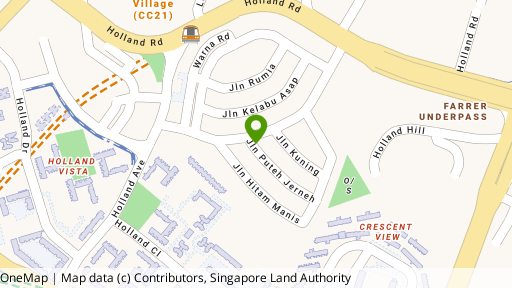 Map showing the location of Chip Bee Gardens