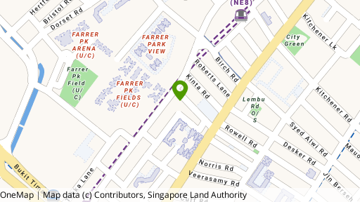 Map showing the location of 146 Race Course Road