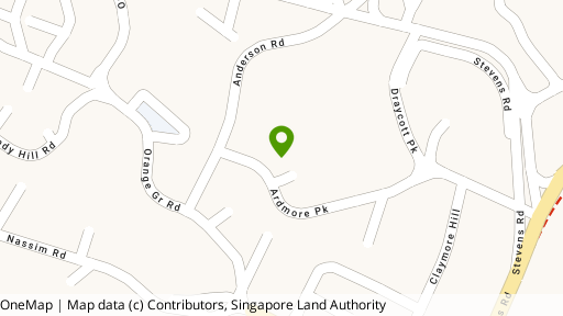 Map showing the location of Pin Tjoe Court