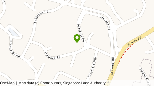 Map showing the location of One Draycott