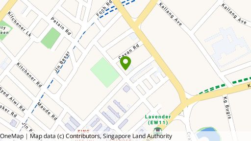 Map showing the location of 52 Horne Road
