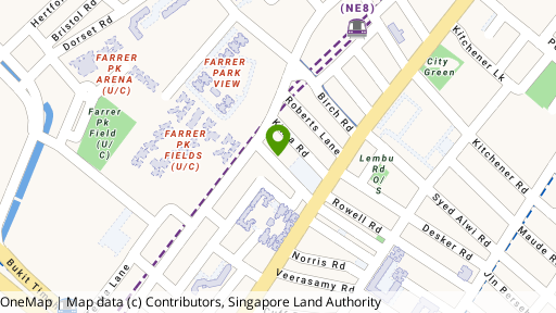 Map showing the location of City Studios