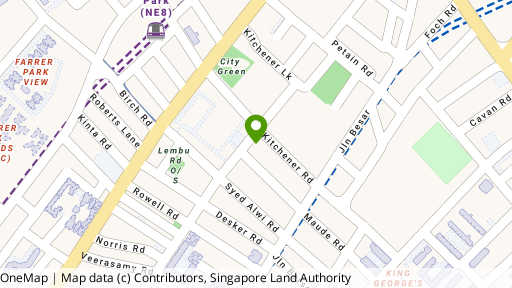 Map showing the location of 24 Verdun Road